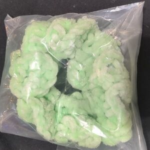 Mint Green Plush Scrunchie